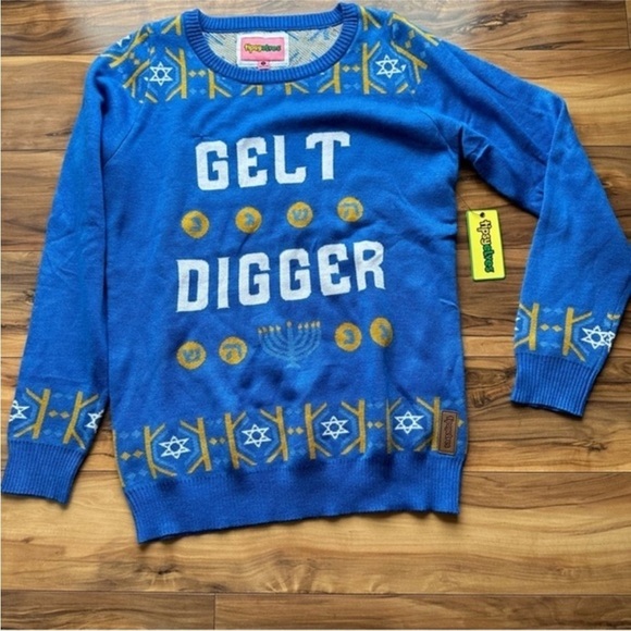 Tipsyelves Celt digger ugly sweater S - Picture 1 of 7